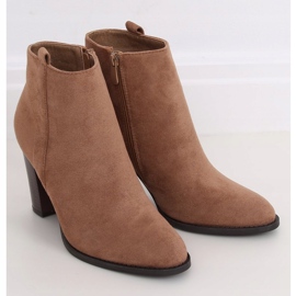 Salto alto bege clássico UK09P Beige castanho 1