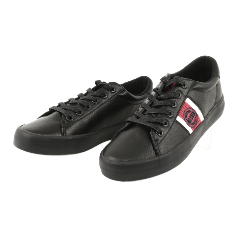 Big Star Tênis femininos com gg174111 de couro ecológico branco 2