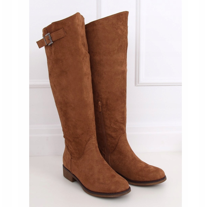 Camel ST-20P Botas de camurça castanho 2