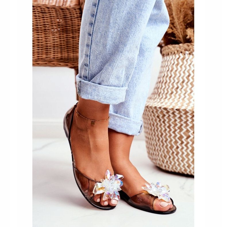 Clara de Cristais Meliski Negros Bailarinas de Borracha preto 1