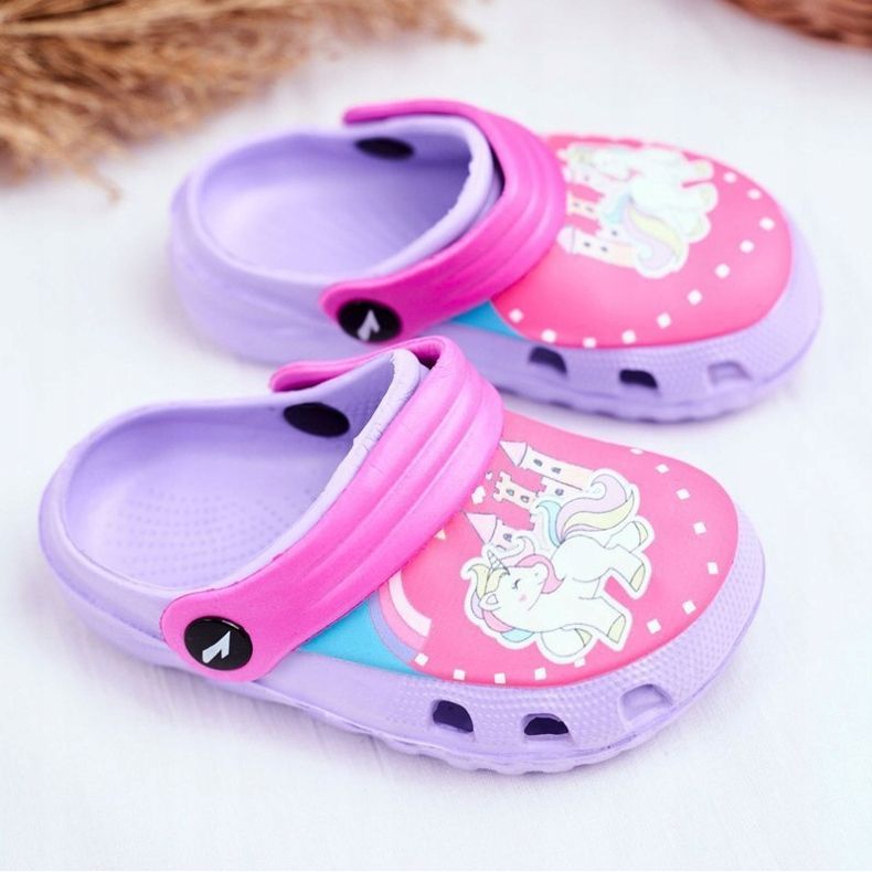Pônei Pônei Pônei De Espuma De Crocs Violeta Infantil roxo 1