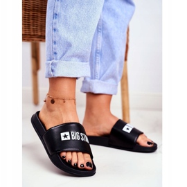 Chinelos femininos Big Star Preto GG274040 1