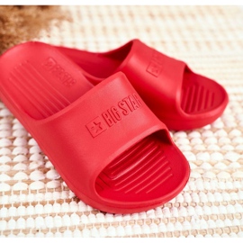 Chinelos Red Big Star para crianças e jovens GG374809 vermelho 1
