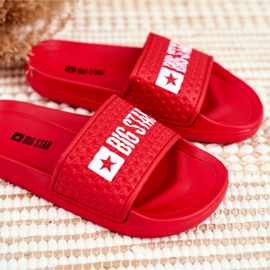 Chinelos infantis Big Star Red Acolchoado GG374801 vermelho 2