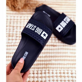 Chinelos infantis Big Star Azul marinho acolchoado GG374802 2