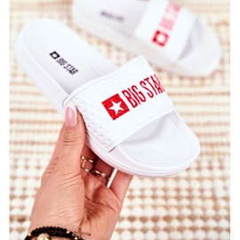 Chinelos infantis Big Star White Acolchoado GG374803 branco 2