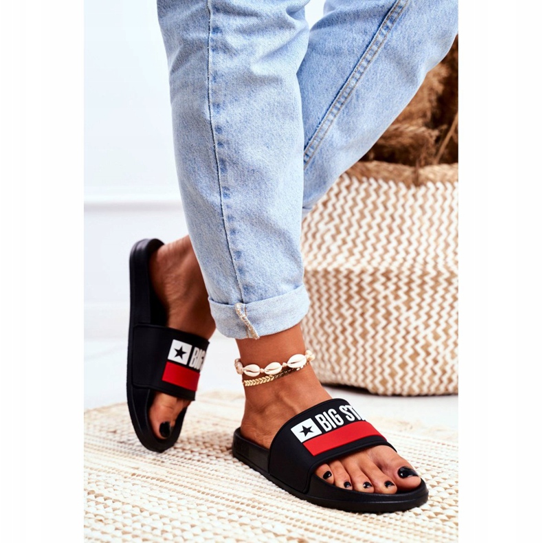 Chinelos femininos Big Star Classic Preto GG274A045 2