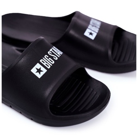Chinelos masculinos Big Star Air Black GG174917 preto 1