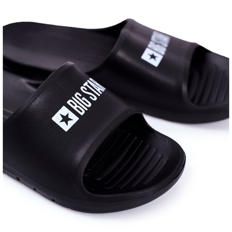 Chinelos masculinos Big Star Air Black GG174917 preto 1