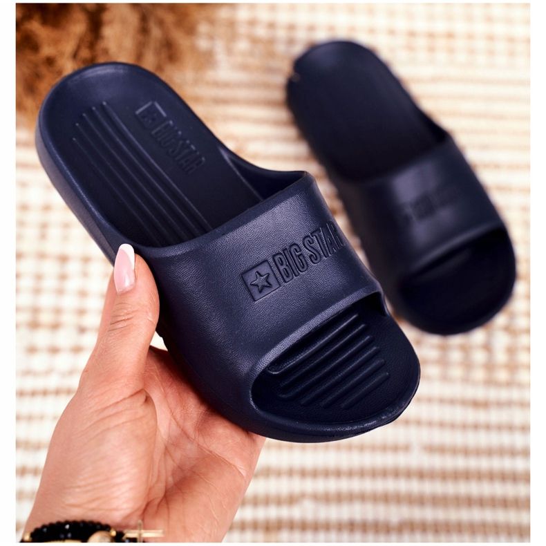 Big Star Chinelos Infantis Juventude Estrela Grande Azul Marinho GG374810 2