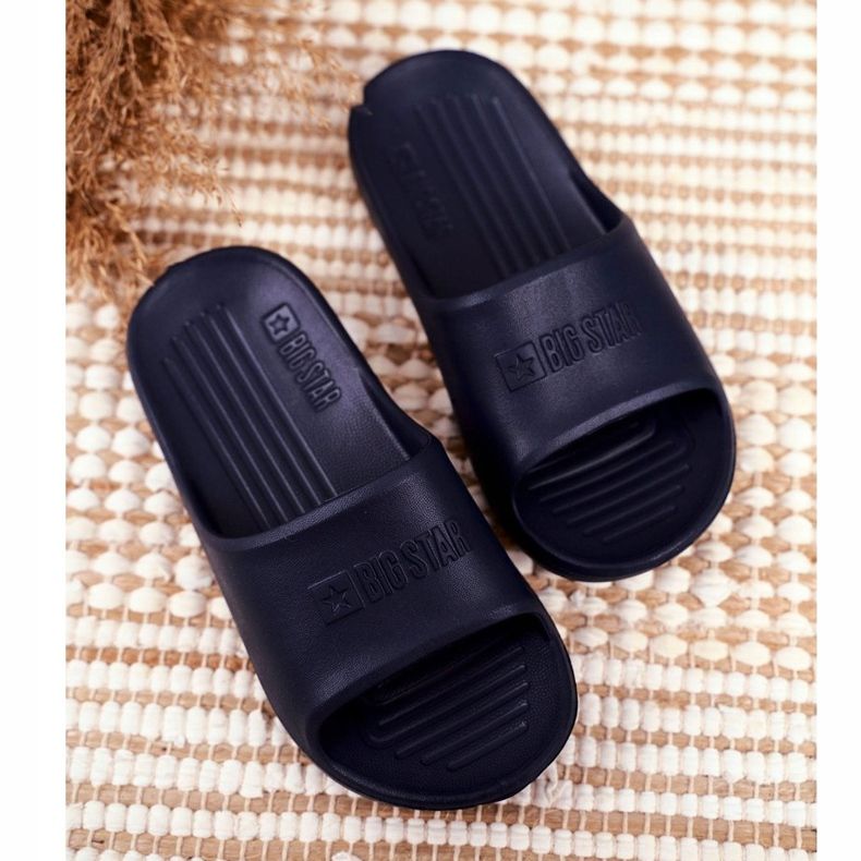 Big Star Chinelos Infantis Juventude Estrela Grande Azul Marinho GG374810 1