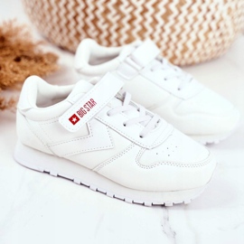 Calçados infantis esportivos Big Star com velcro branco GG374057 1