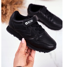 Calçados infantis esportivos Big Star com velcro preto GG374059 2