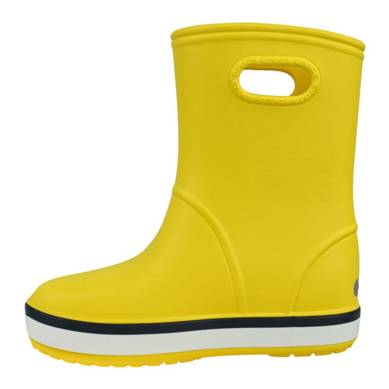 Crocs Crocband Rain Boot Kids 205827-734 vermelho amarelo 1