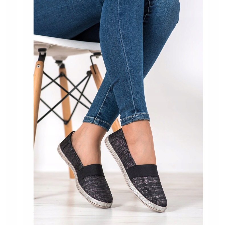 SHELOVET Tênis elegantes preto 2