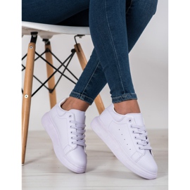 SHELOVET Tênis violeta na plataforma tolet 1