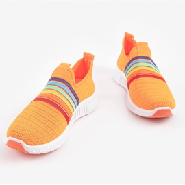 Sapatos esportivos deslizantes Neon Orange BS30 laranja multicolorido 2