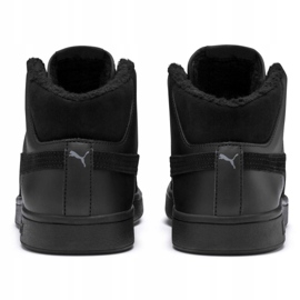 Puma Smash v2 Mid Wtr M 367338 03 preto amarelo 2