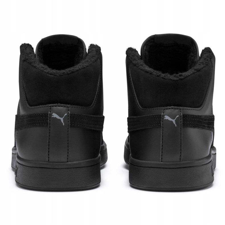 Puma Smash v2 Mid Wtr M 367338 03 preto amarelo 2