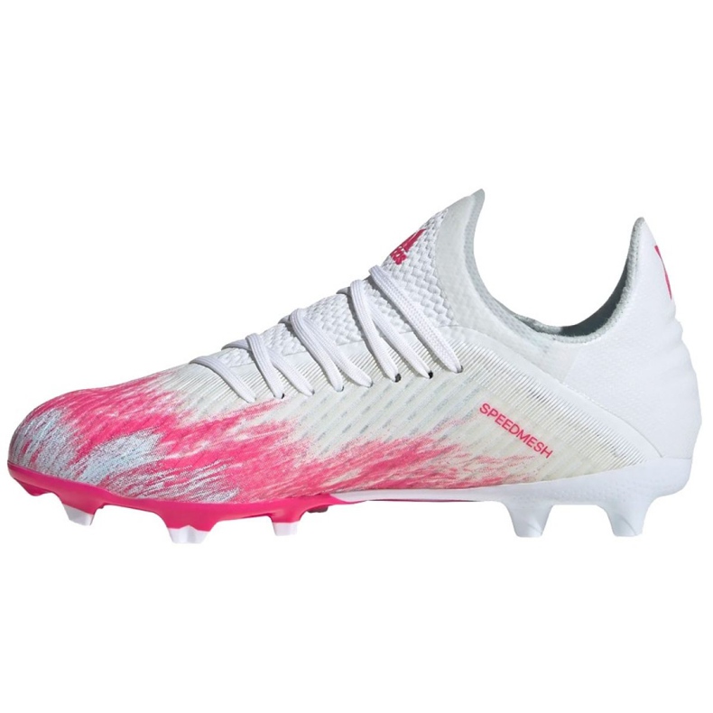 Chuteiras Adidas X 19.1 Fg Jr EG7163 multicolorido branco 2 Chuteiras Adidas X 19.1 Fg Jr EG7163 multicolorido branco 2