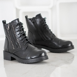 J. Star Trabalhadores Quentes Com Strass preto 2