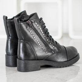 J. Star Trabalhadores Quentes Com Strass preto 1