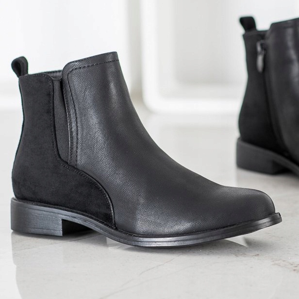 J. Star Botas Pretas Elegantes preto 1