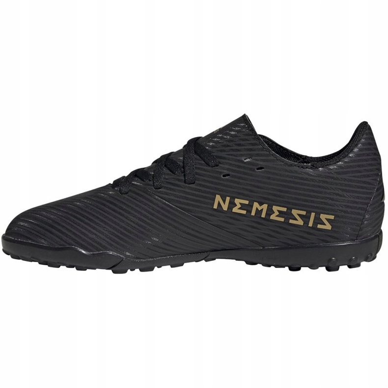 As chuteiras adidas Nemeziz 19.4 Tf Jr EG3313 preto preto 2