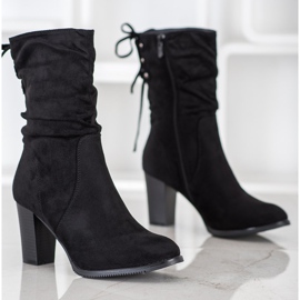 J. Star Botas altas pretas preto 1