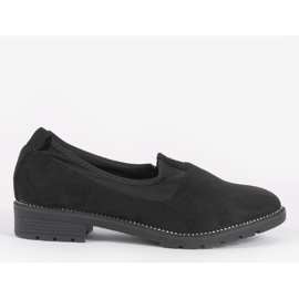 Sapatos deslizantes pretos com elástico 240-1 1 Sapatos deslizantes pretos com elástico 240-1 1