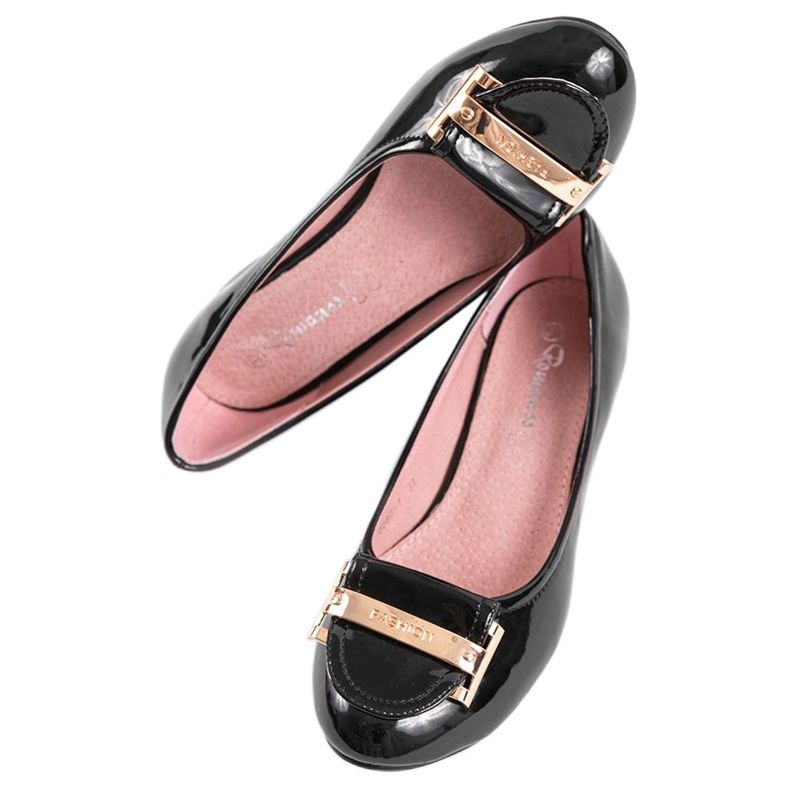 Bombas em lacado preto no pilar 0080-1 1