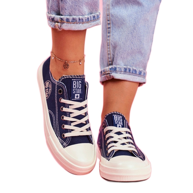 Tênis feminino Big Star azul marinho FF274125 azul-marinho multicolorido 1