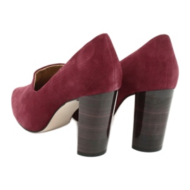 Caprice Sapatos/vinho femininos da Borgonha feminina 24402 vermelho 5