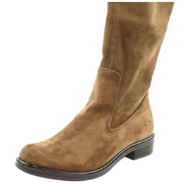 Botas elásticas Caprice 25512 feminino castanho 5 Botas elásticas Caprice 25512 feminino castanho 5