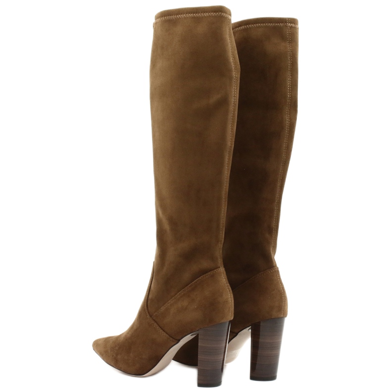 Botas femininas Caprice 25501-25 trecho conhaque multicolorido 4