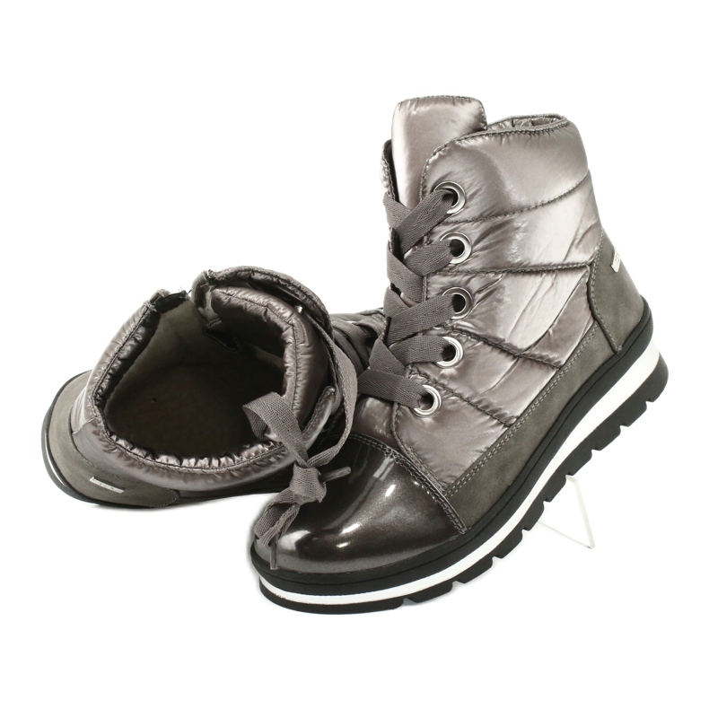 Botas de neve marrons, membrana Caprice 26212 marrom 4