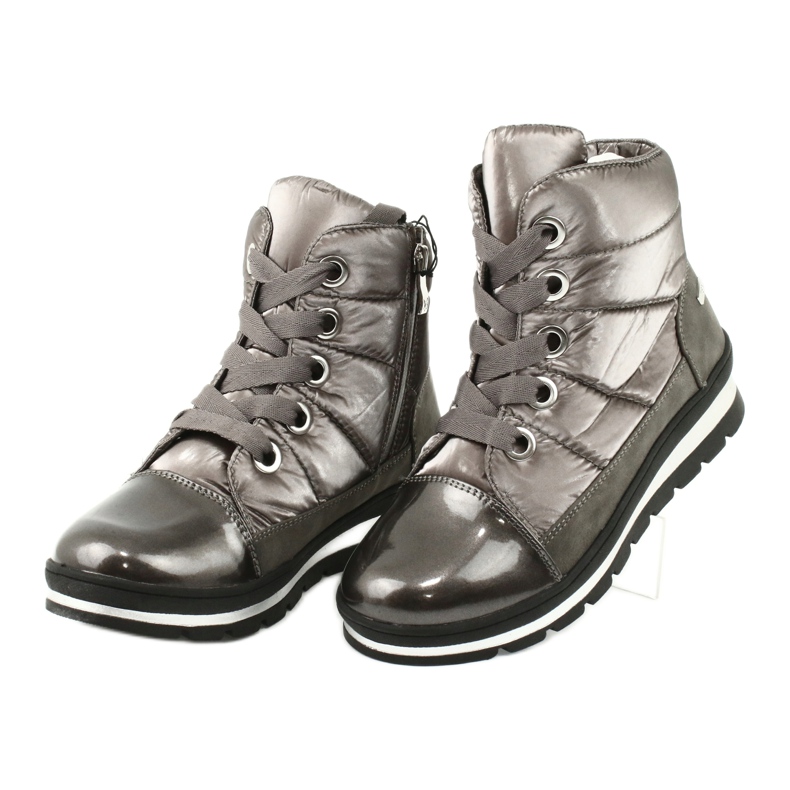 Botas de neve marrons, membrana Caprice 26212 marrom 2