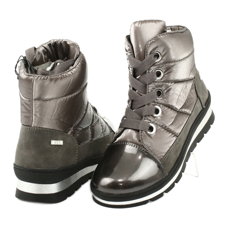 Botas de neve marrons, membrana Caprice 26212 marrom 3