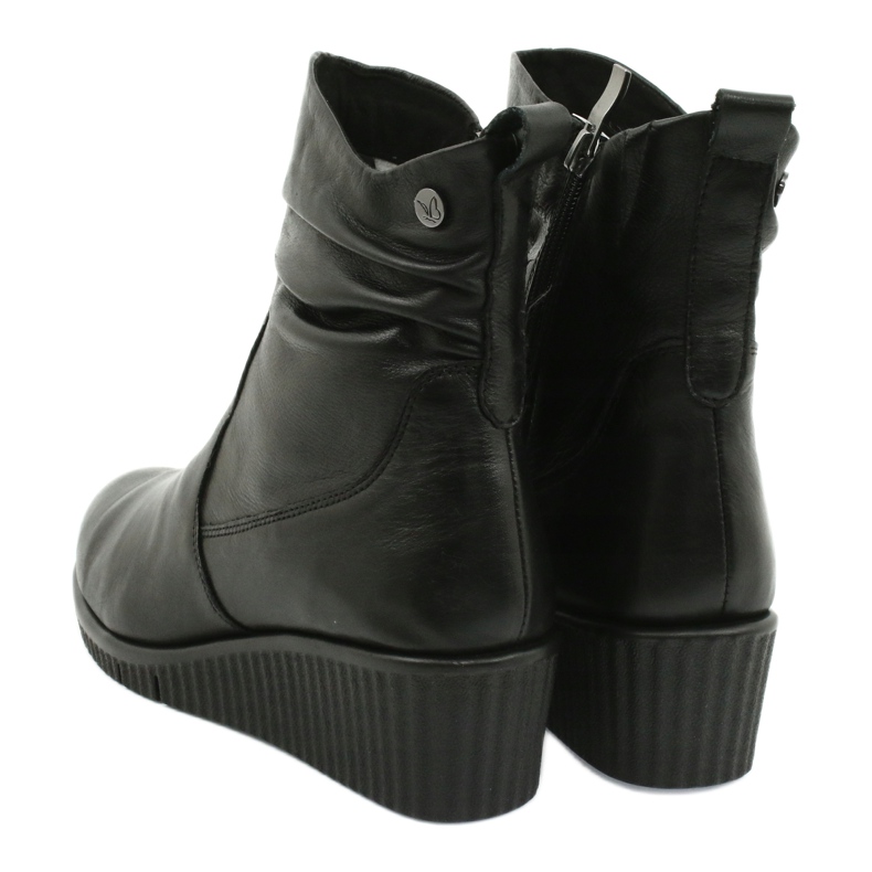Caprice Botas de cunha Walking On Air preto 5