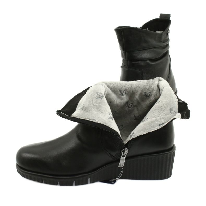 Caprice Botas de cunha Walking On Air preto 4