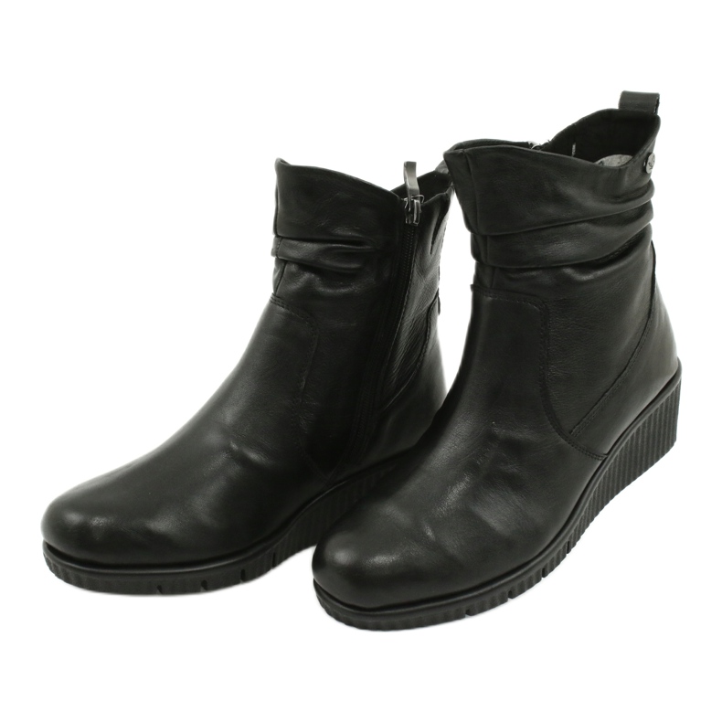 Caprice Botas de cunha Walking On Air preto 2