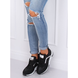 Sapatos esportivos pretos pretos C131 Negro 1