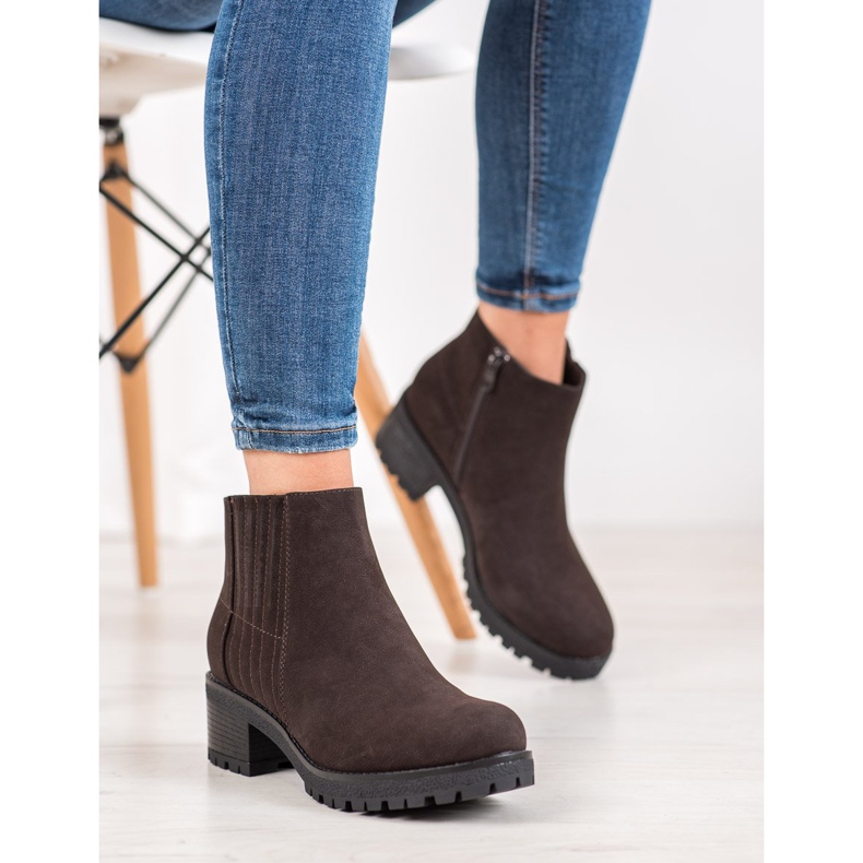 J. Star Botas clássicas marrons marrom 1