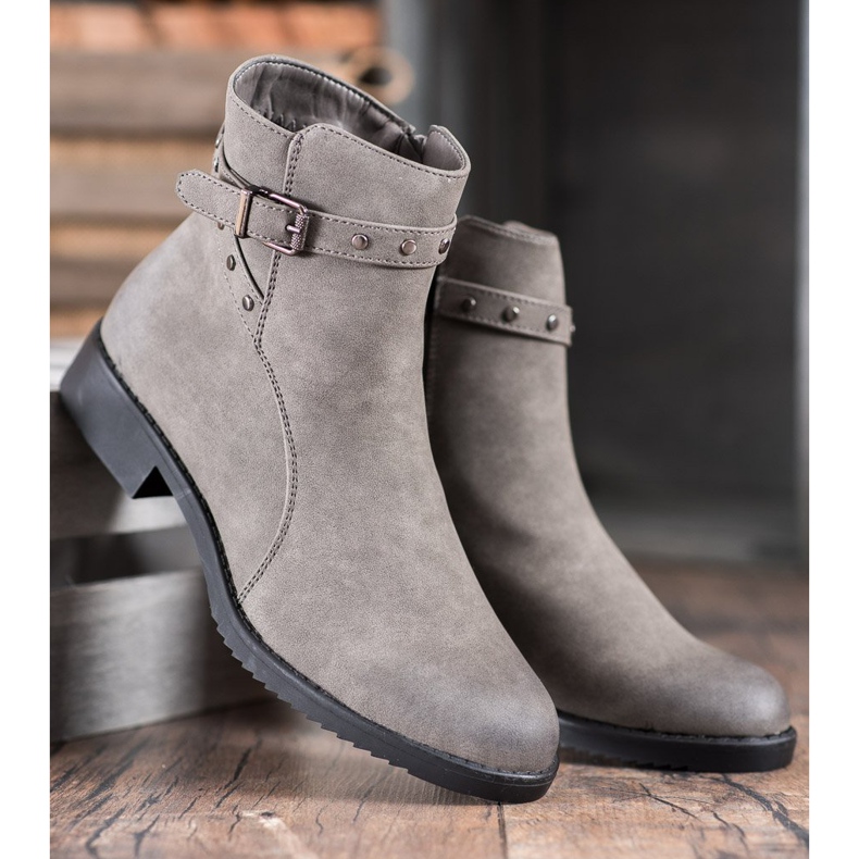 J. Star Botas cinza quentes 2