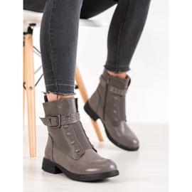 J. Star Botas cinza com elástico 2