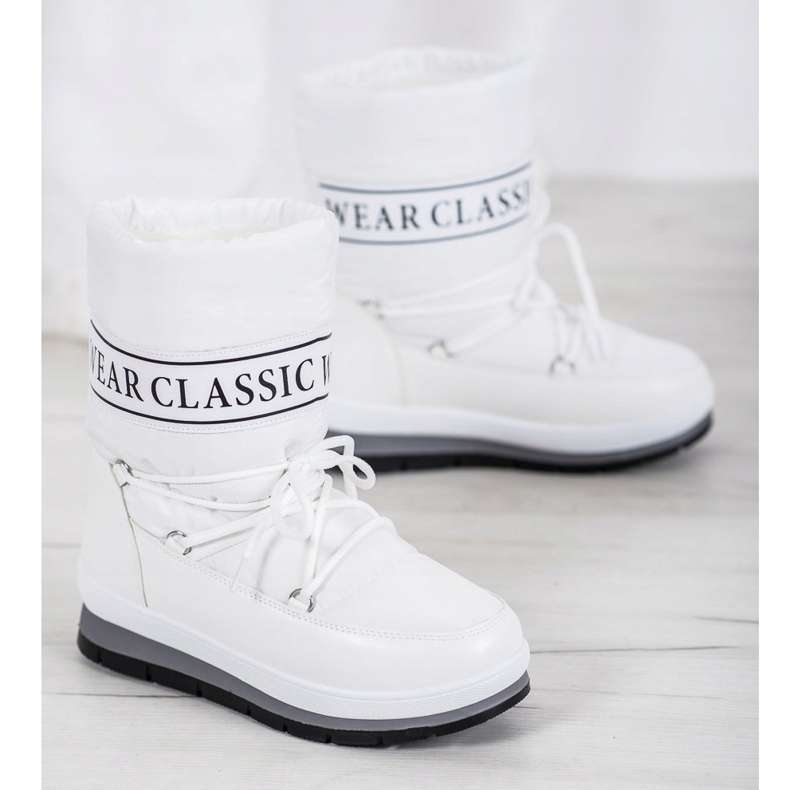 GOLL Use botas de neve clássicas branco 1 GOLL Use botas de neve clássicas branco 1