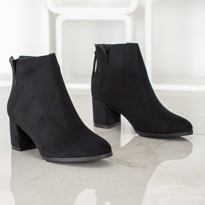 Botas Zipper VINCEZA preto 1