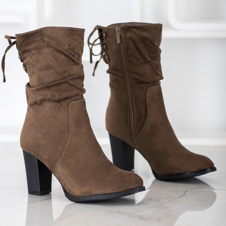 J. Star Botas altas marrons castanho 1