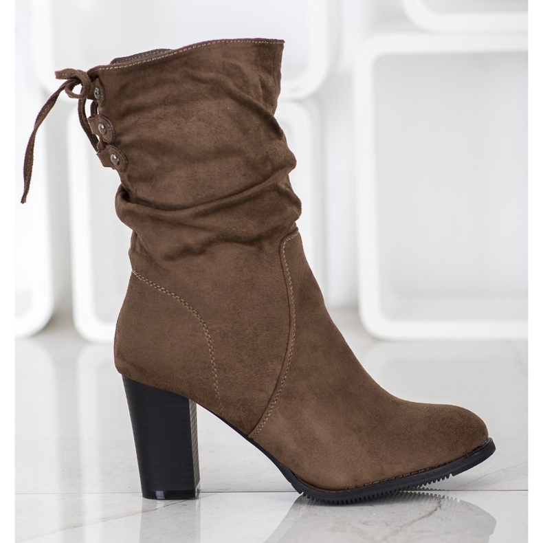 J. Star Botas altas marrons marrom 2
