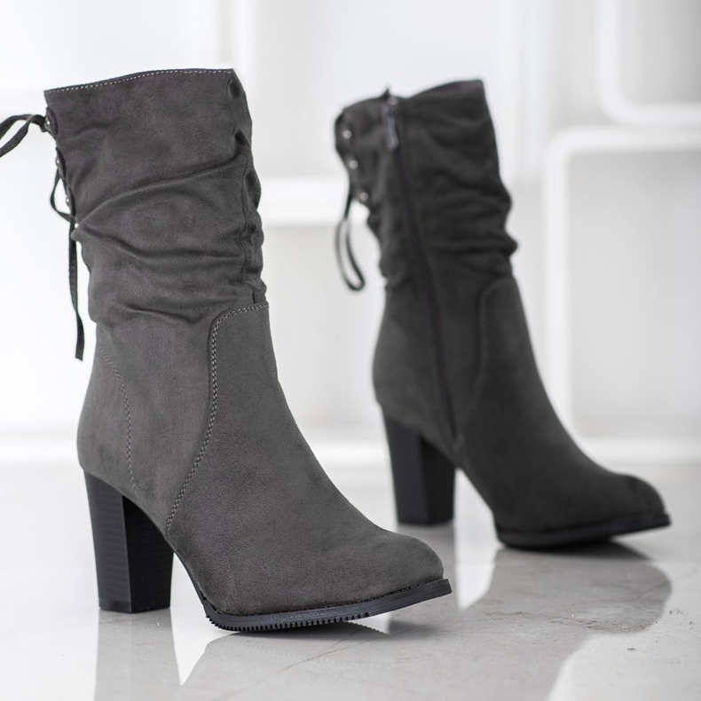 J. Star Botas altas cinza 1